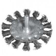 Щітка кільцева 75 мм для дриля, 1/4" (пучки крученого дроту) INTERTOOL (BT-8075)