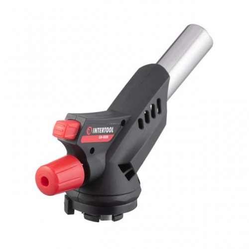 Горелка газовая, пьезоподжиг, регулятор INTERTOOL (GB-0028)