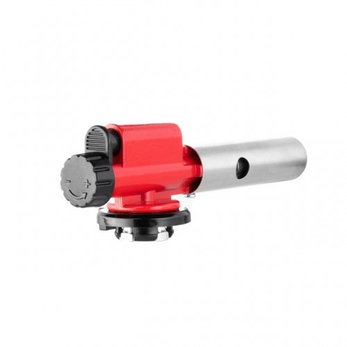 Горелка газовая, пьезоподжиг, регулятор, цельнометаллический корпус INTERTOOL (GB-0027)