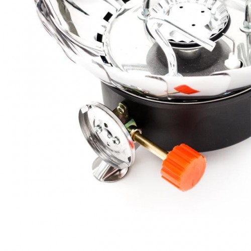 Горелка газовая туристическая с защитой от ветра INTERTOOL (GS-0011)