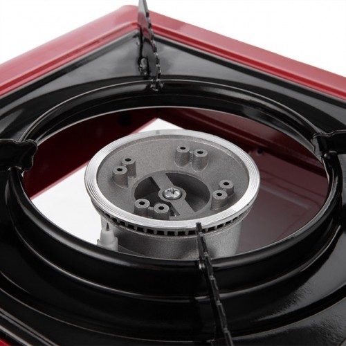 Плитка газова одноконфорочна, п'єзопідпалювання, під газові балони бутан і пропан-бутан INTERTOOL (GS-0001)