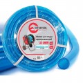 Шланг для води тришаровий, синій, 3/4", 10 м, армований, PVC INTERTOOL (GE-4071)