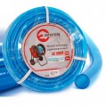 Шланг для води тришаровий, синій, 3/4", 20 м, армований, PVC INTERTOOL (GE-4073)