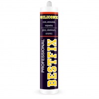 Силіконовий герметик прозорий BESTFIX Silicone Sealant G11, 280 мл