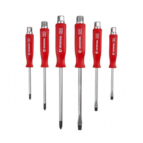 Набір ударних викруток 6 од. INTERTOOL (HT-0403)