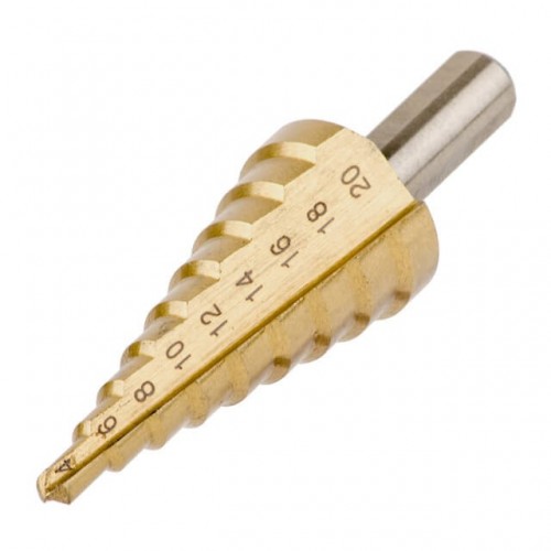 Сверло ступенчатое по металлу 4-20 мм INTERTOOL (SD-5820)