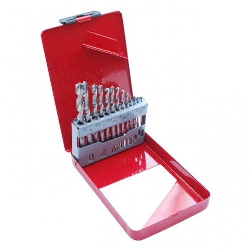 Набір свердел по металу HSS 13шт (1.5-6.5), полірована сталь INTERTOOL (SD-0113)