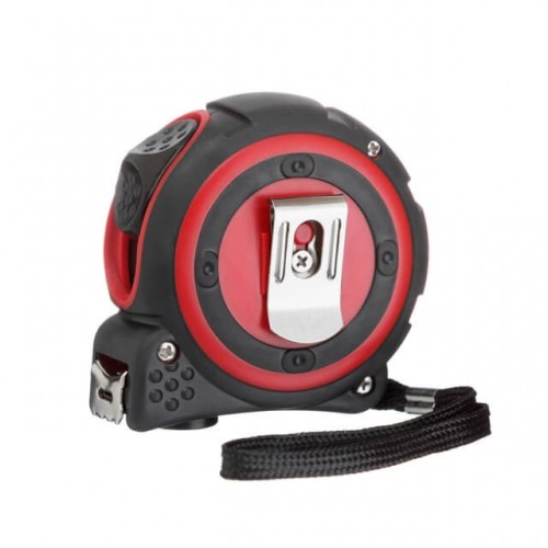 Рулетка з металевим полотном 5м * 25мм, нейлонове покриття полотна STORM INTERTOOL (MT-0836)