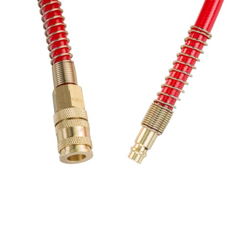 Шланг спіральний поліуретановий (PU) армований 10м 8×12мм REFINE