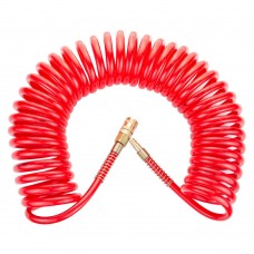 Шланг спіральний поліуретановий (PU) армований 10м 8×12мм REFINE