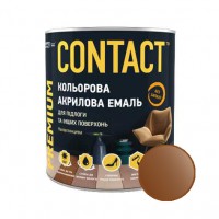 Емаль акрилова "CONTACT" універсальна жовто-коричнева RAL-8003 2,5 л