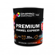 Емаль алкідна ПФ-115 "Dnipro Contact" EXPRESS Premium  біла 0,6 кг