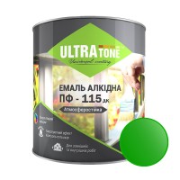 Емаль алкідна ПФ-115 "ULTRA Tone" зелена  2,8 кг