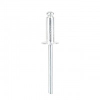 Заклепка алюмінієва 4.0 x 12.0 мм, уп. 50 шт. INTERTOOL (RT-4012)