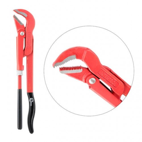 Ключ трубний 1.5", 45° INTERTOOL (XT-2115)