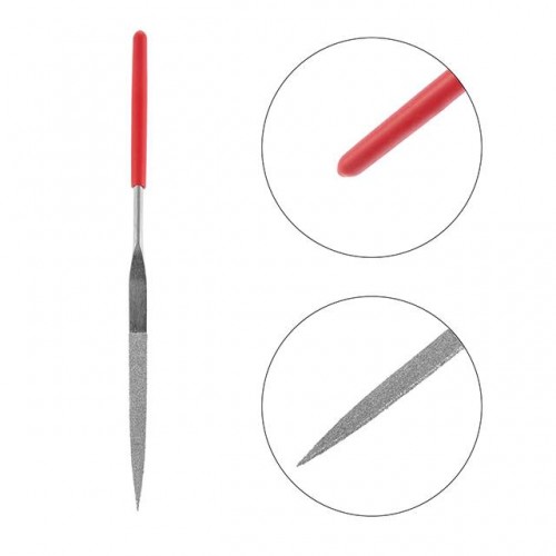 Набір алмазних надфілів 10шт/упак., 140мм. INTERTOOL (HT-3701)