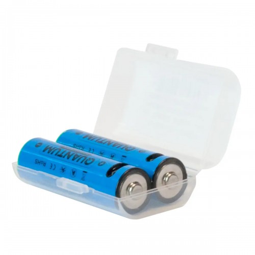 Акумулятор літій-іонний Quantum USB Li-ion AA 1.5V, 1600mAh plastic case, 2шт/уп