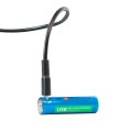 Акумулятор літій-іонний Quantum USB Li-ion AA 1.5V, 1600mAh plastic case, 2шт/уп