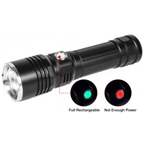 Ліхтар Quantum ручний Solid-M 10W LED з USB, box