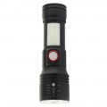 Ліхтар ручний Quantum QM-FL1031 Adept 10W LED zoom +COB з USB