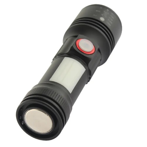Ліхтар ручний Quantum QM-FL1031 Adept 10W LED zoom +COB з USB
