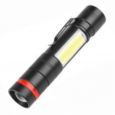 Ліхтар ручний Quantum  QM-FL1033 Assistant-M 3W LED+COB з USB з функцією Power Bank