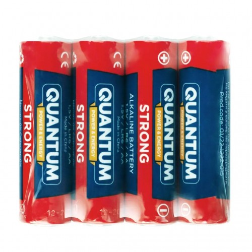 Лужна батарейка Quantum Strong LR6/AA 4шт/уп shrink