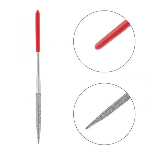 Набір алмазних надфілів 10шт/упак., 140мм. INTERTOOL (HT-3701)