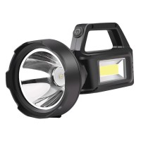 Ліхтар ручний  пошуковий Quantum QM-FL1063 Tracker 3W LED+COB з функцією Power Bank