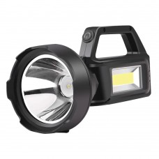 Ліхтар ручний  пошуковий Quantum QM-FL1063 Tracker 3W LED+COB з функцією Power Bank