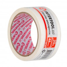 Стрічка малярська 48 мм, 20 м, біла INTERTOOL DM-4821