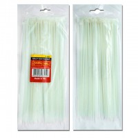 Хомут пластиковий 2,5*100 мм, (100 шт/уп.), білий INTERTOOL (TC-2510)