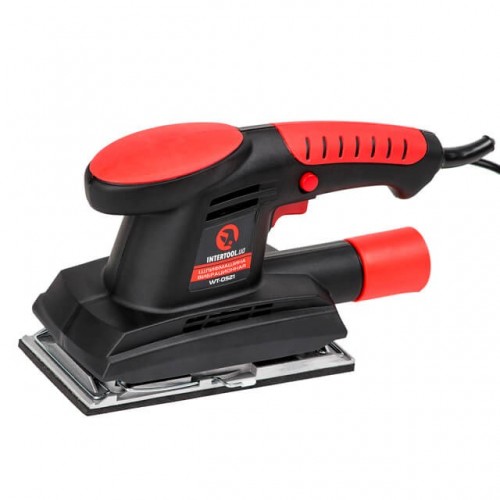 Шліфмашина вібраційна 200 Вт, 11000 кол./хв, платформа 187*90 мм INTERTOOL (WT-0521)