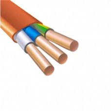Кабель негорючий моноліт ВВГ-Пнг LS 3х2.5 помаранчевий (м) (ЕК-180)