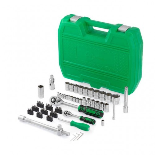 Набор инструментов 1/2" & 1/4", 72 ед. INTERTOOL ET-6072SP