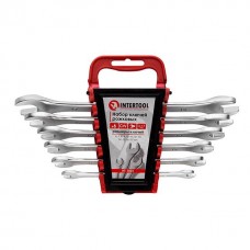 Набір ключів ріжкових, 6од. 6-17мм INTERTOOL (HT-1001)