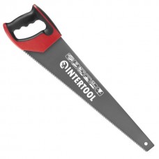 Ножівка по деревині з тефлоновим покриттям 500 мм, з гартованим зубом, потрійне заточування INTERTOOL (HT-3109)