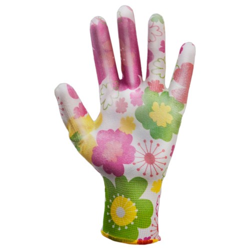 Перчатки с ПУ покрытием (белые манжет) SIGMA