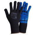Рукавички трикотажні з латексним покриттям (павутина на долоні) р10 (сині манжет) SIGMA