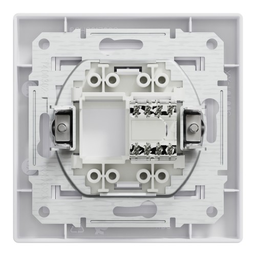 Розетка компьютерная Schneider Electric EPH4300121 Asfora пластик Белый (10504893)