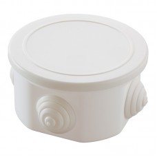 Коробка розподільна Makel кругла з кришкою 90x90x48 мм Білий (10029)