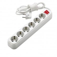 Подовжувач 6*3 м з заземленням та вимикачем Makel (MGP233)