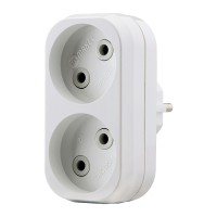 Разветвитель на 2 гнезда Makel (10030)