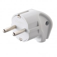 Вилка з заземленням кутова Makel (10027)