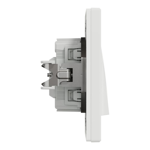 Выключатель одноклавишный Schneider Electric Asfora с подсветкой Белый (EPH1400121)