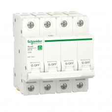 Автоматичний вимикач Schneider Electric RESI963 А 4P крива С 6 kA (R9F12463)