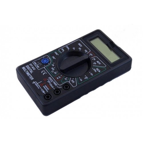Цифровой мультиметр черный (DT-832)