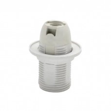 Патрон для люстр білий з різьбленням Е27 Україна (00000001263)