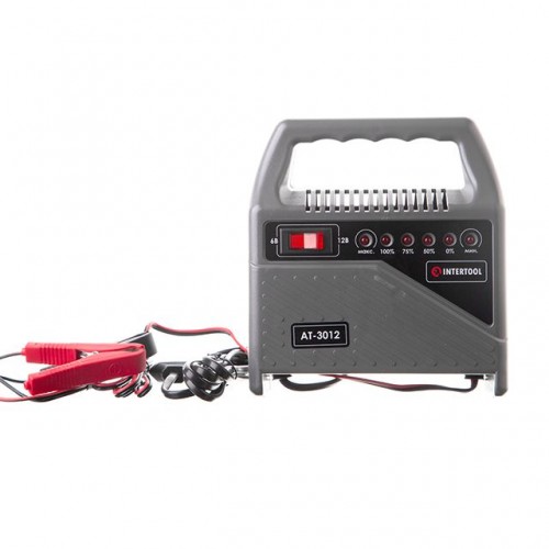 Устройство зарядное для аккумуляторов 6/12 В, до 6 А, 10-60 Ач, светодиодная индикация, с трансформатором