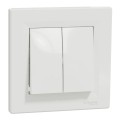 Вимикач двоклавішний Schneider Electric Asfora Білий (EPH0300121)